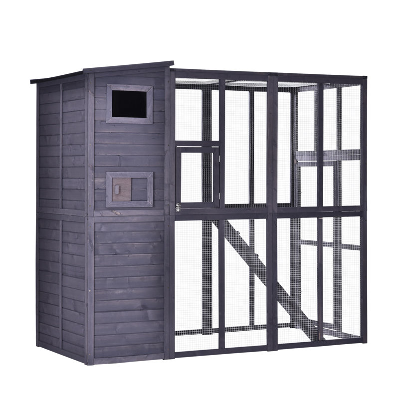 pawhut cat enclosure
