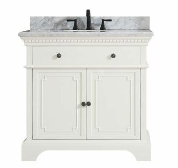 Azzuri Hastings Marble Top 37 Single Bathroom Vanity Set Perigold