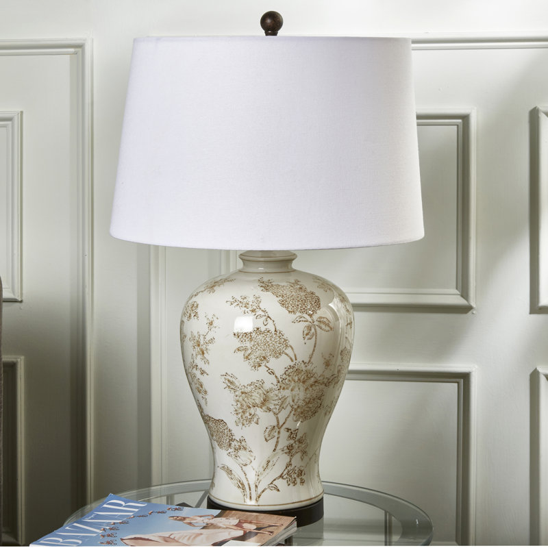 floral ceramic table lamps