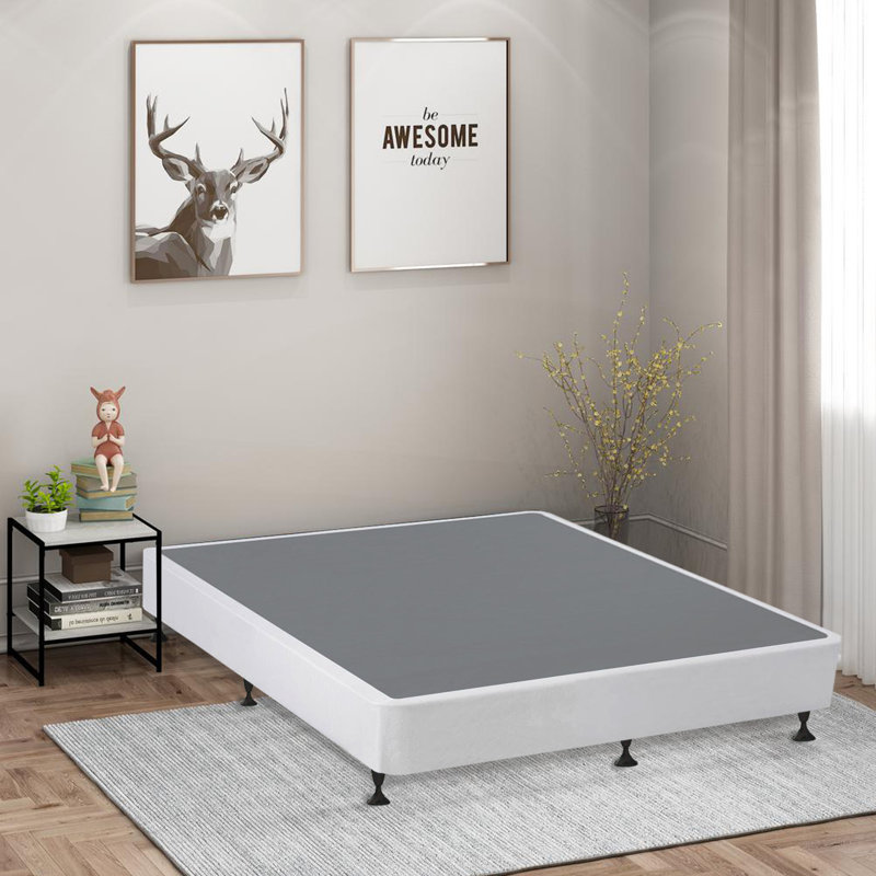 Alwyn Home Audra Standard 7" Folding Metal Box Spring ... Wayfairbedinabox #wayfairunboxing #renterfriendly hello, i wanted to share this wayfair unboxing of the smart box spring for my.