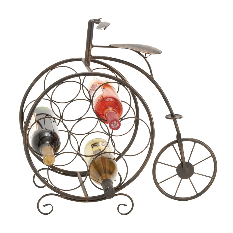Fleur De Lis Living Brasher Bicyclette 7 Bottle Tabletop Wine Bottle Rack Reviews Wayfair