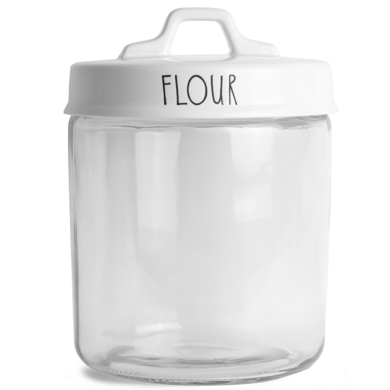 glass flour jar