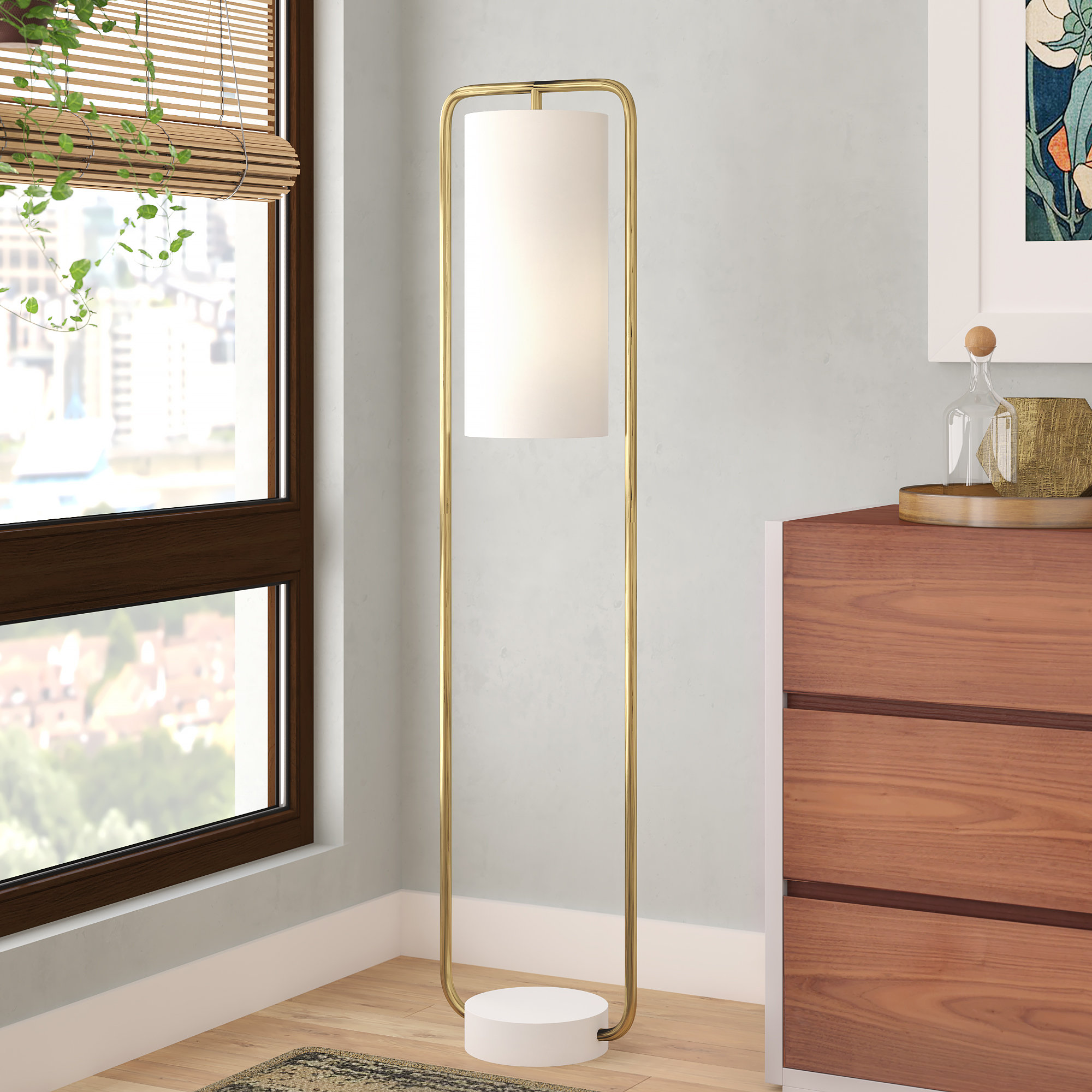 Brayden Studio Quintanar 60 Column Floor Lamp Wayfair Brayden Studio Quintanar 60 Column