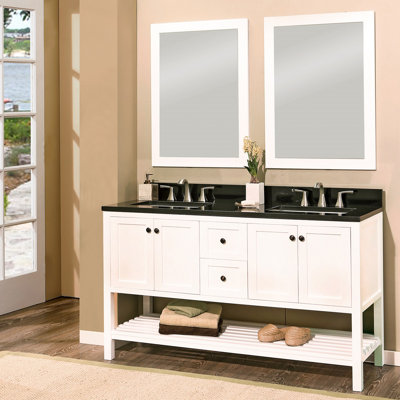 Hampton Bay 60 Double Bathroom Vanity With Mirror Ngy Stone Cabinet Hampton Bay 60 Double Bathroom Vanity