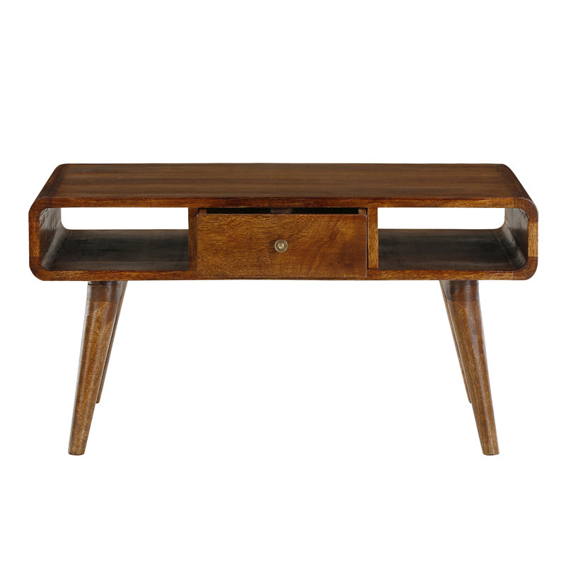 George Oliver Solid Wood Coffee Table With Storage Reviews
