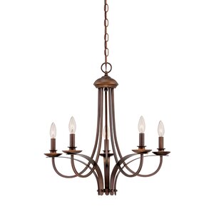 5-Light Candle-Style Chandelier