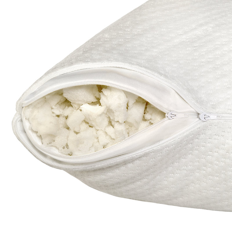 shredded memory foam pillow