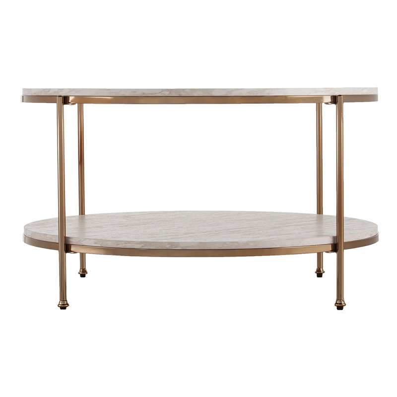 Stamper Faux Stone Coffee Table Reviews Allmodern Stamper Faux Stone Coffee Table