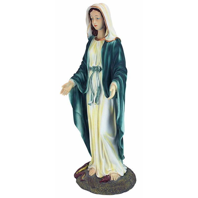 Design Toscano Virgin Mary The Blessed Mother Of The Immaculate Conception Garden Statue Reviews Wayfair Ca
