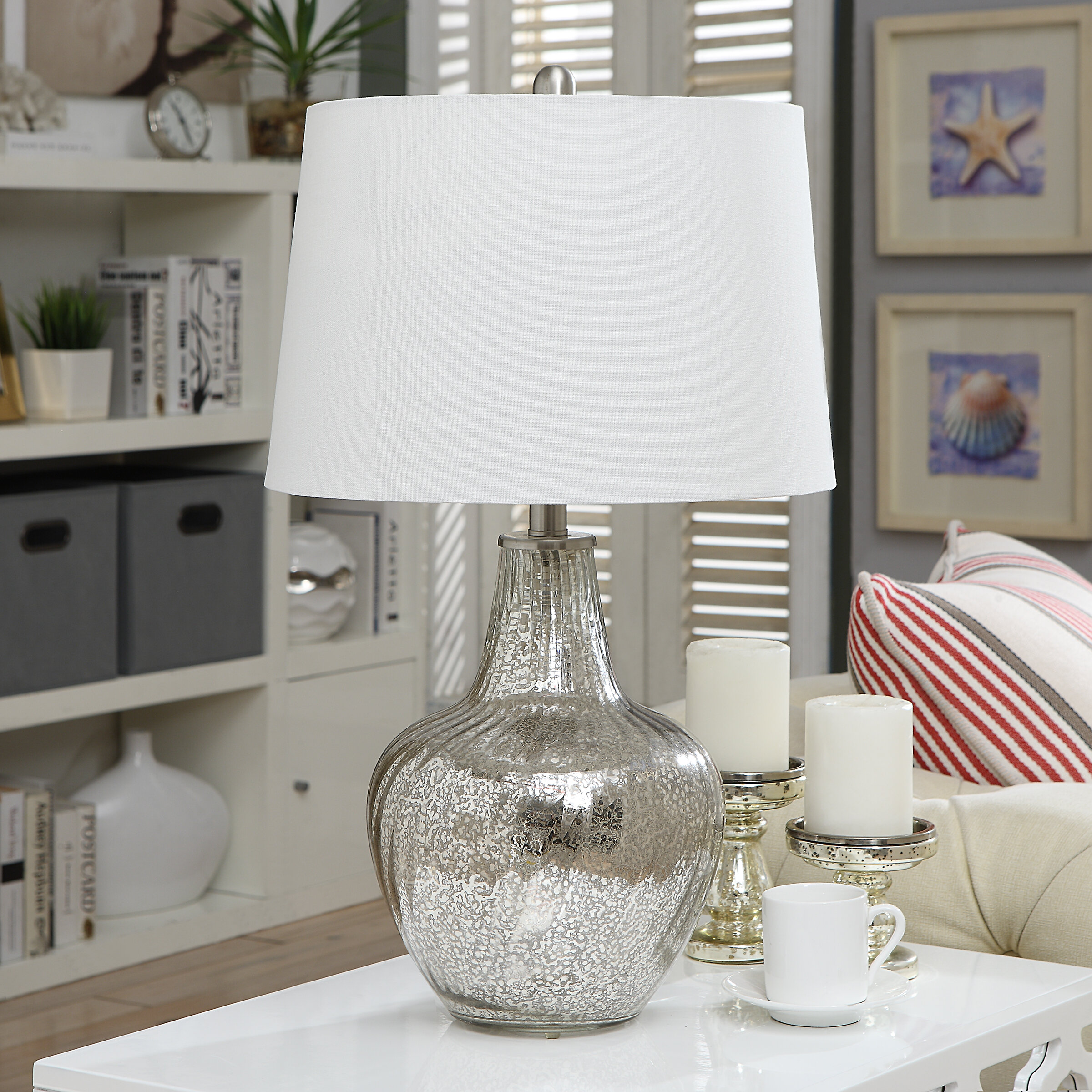 glass end table lamps