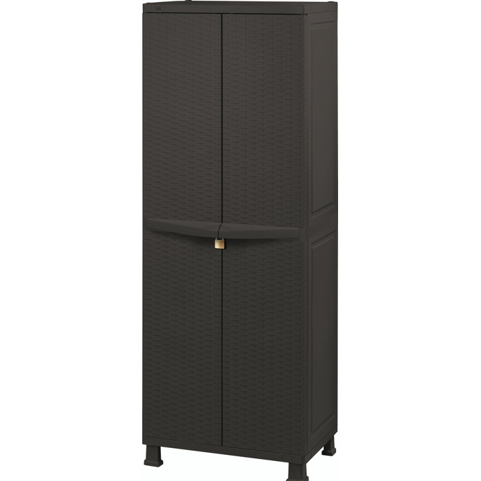 Keter 73 H X 26 W X 18 D Rattan Cabinet Reviews Wayfair Ca