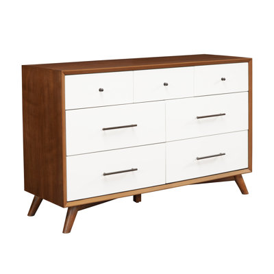 Langley Street Parocela Two Tone 7 Drawer Double Dresser