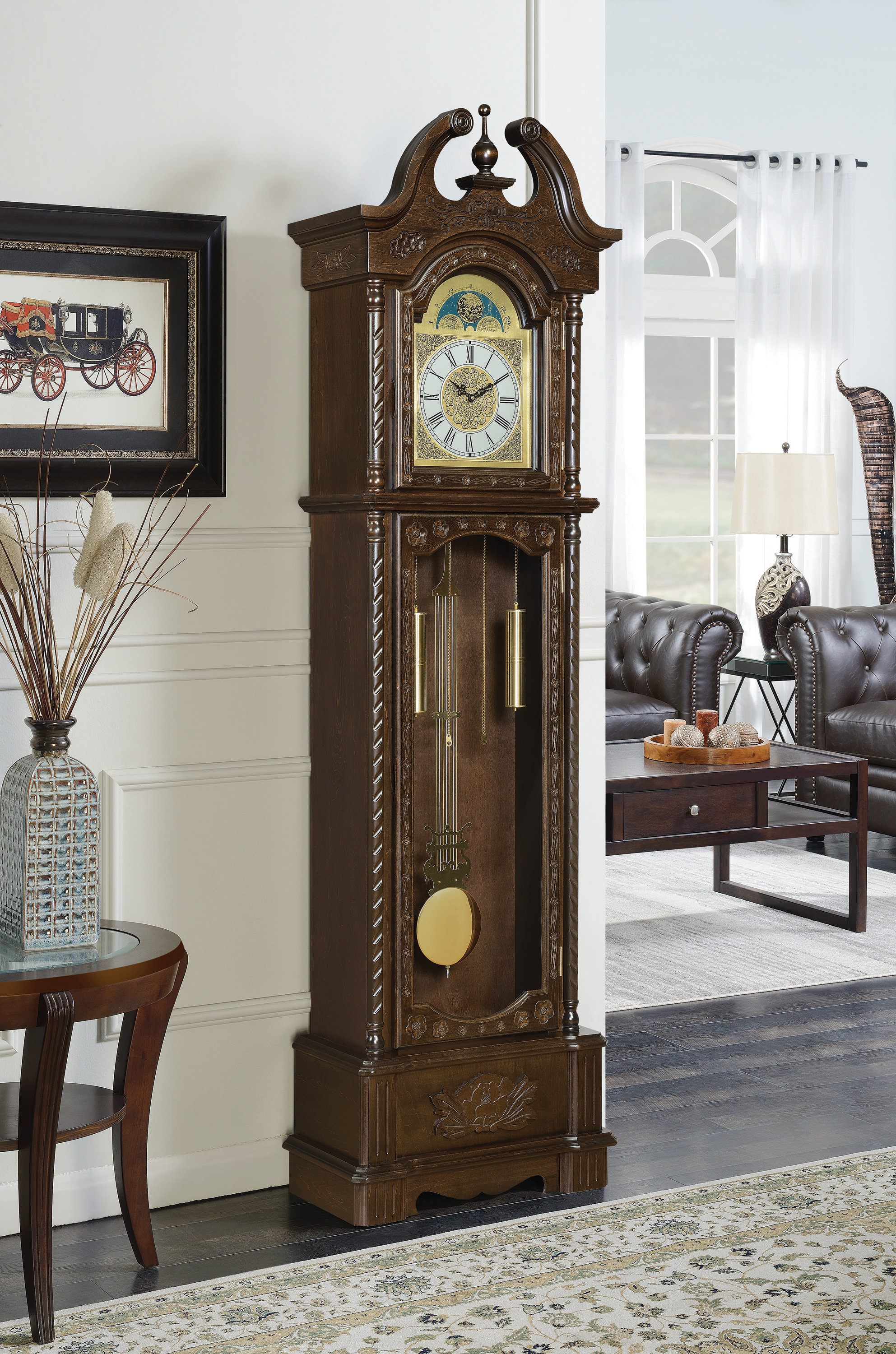 Astoria Grand 81.5" Grandfather Clock Wayfair