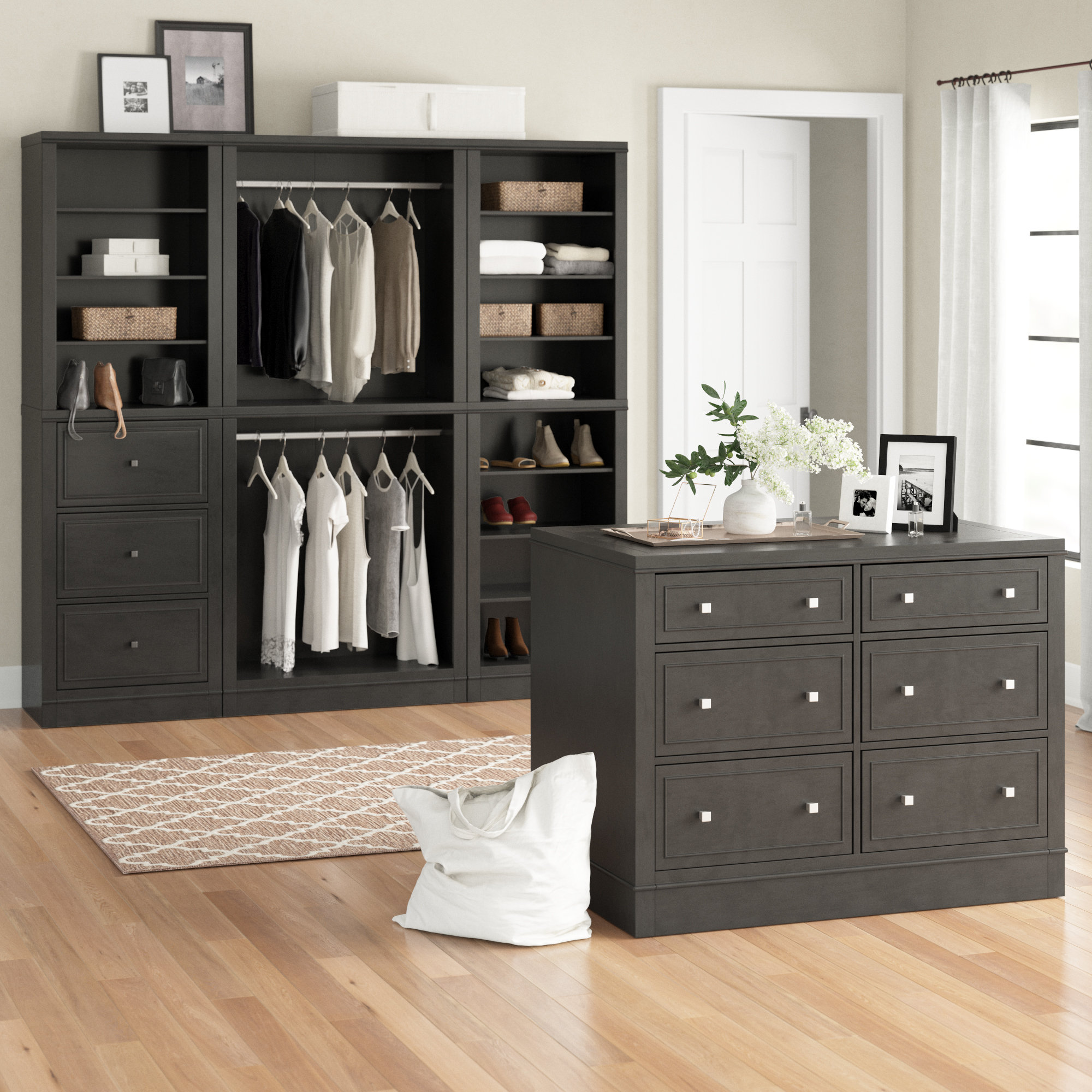 Romsey 11" W 11 Piece Closet Storage Units Romsey 11" W 11 Piece Closet Storage Units
