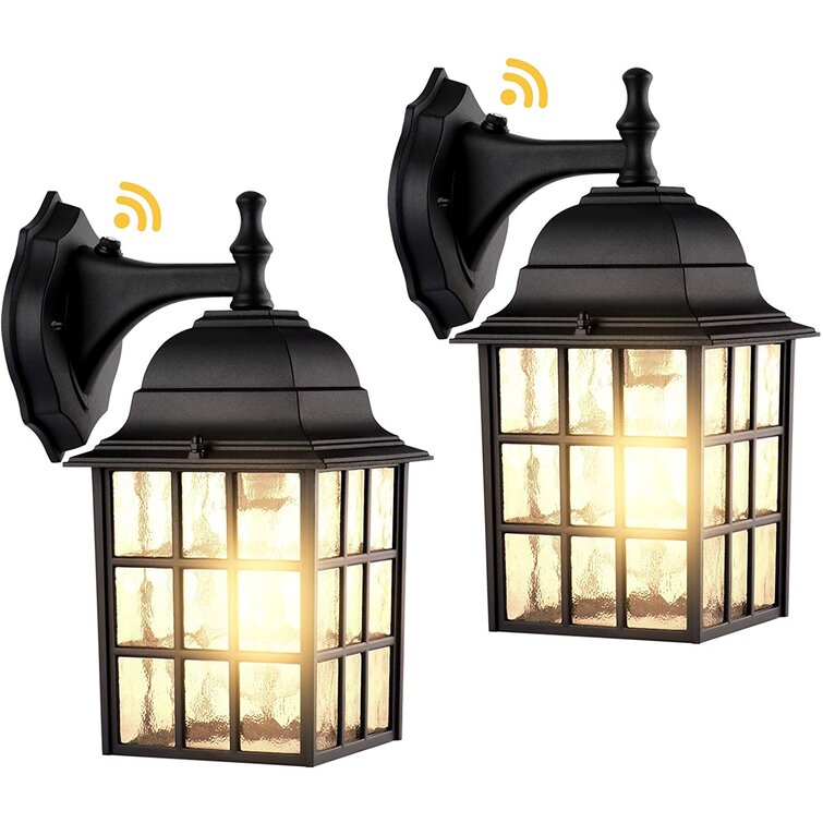 New Outdoor Wall Lantern Sconce Pack Of 2