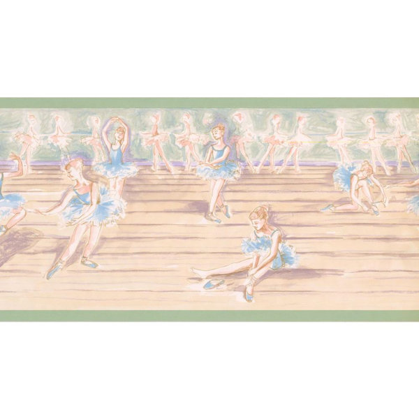 Zoomie Kids Tharpe Girls 15 L X 10 25 W Wallpaper Border Wayfair