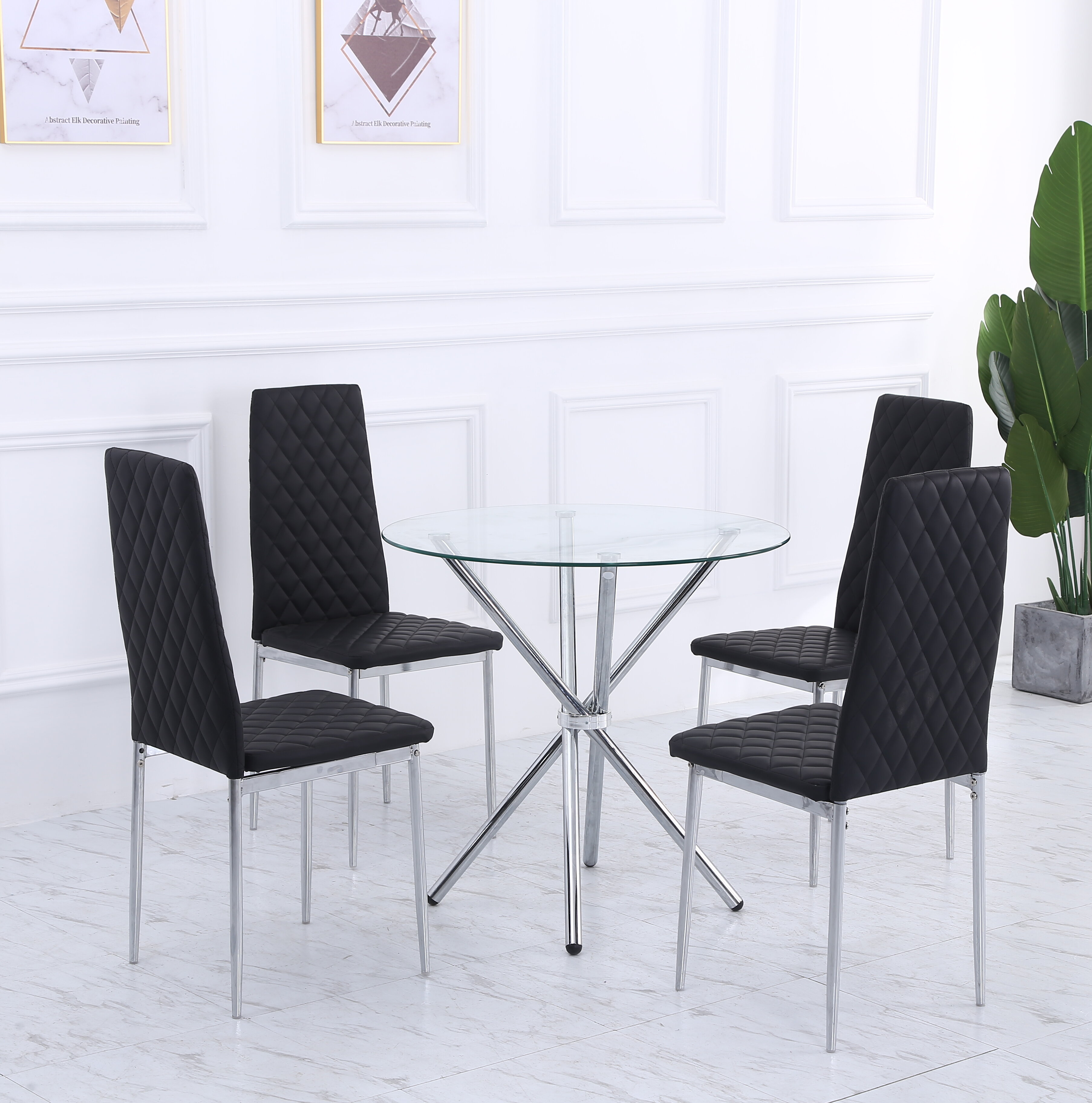 Zipcode Design Falzone 4 - Person Dining Set & Reviews | Wayfair.co.uk