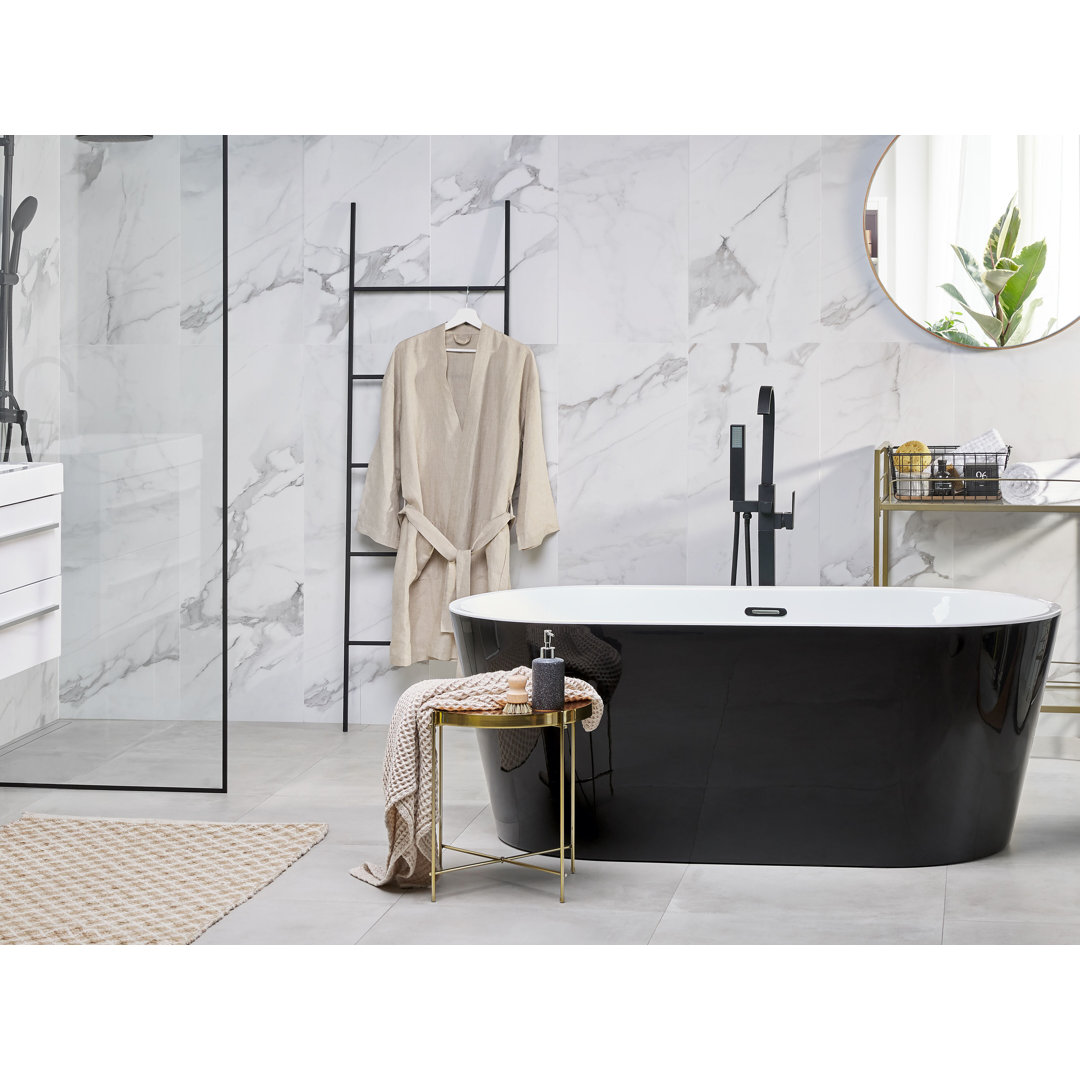 Perspections 160 cm x 80 cm freistehende Badewanne Topton