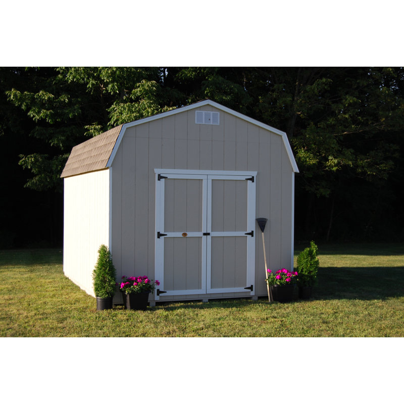 Little Cottage Company Value Precut Kit 8 Ft W X 16 Ft D Solid And Manufactured Wood Storage Shed Wayfair