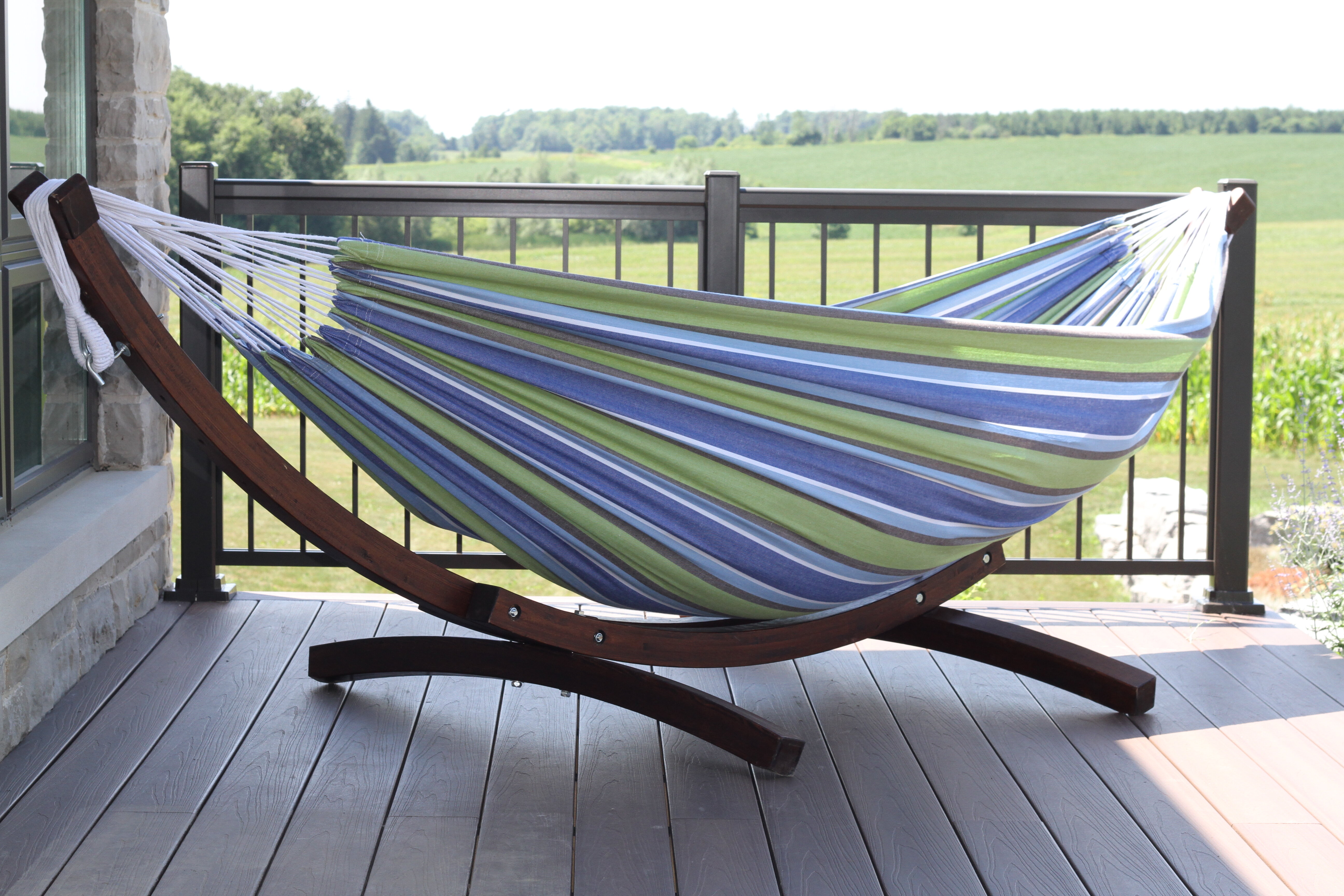 Vivere Hammocks Cotton Hammock With Stand Reviews Wayfair