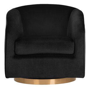 AllModern Knox Upholstered Swivel Armchair & Reviews | Wayfair