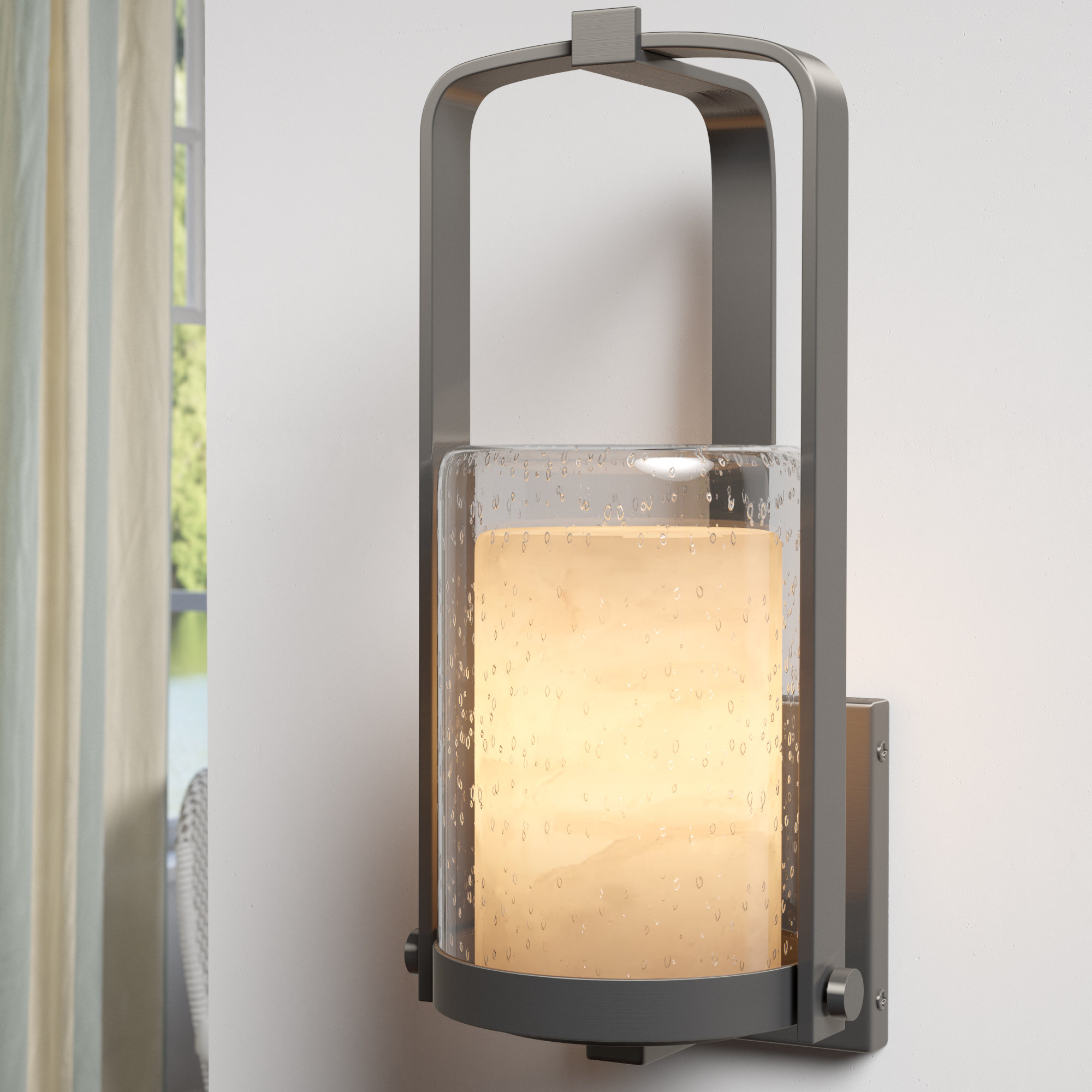 Longshore Tides Gilreath Outdoor Armed Sconce Wayfair