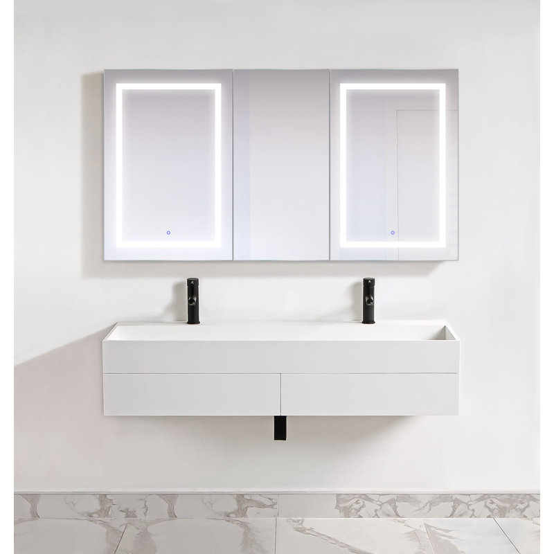 Orren Ellis Vandenberg 66 X 36 Recessed Or Surface Mount