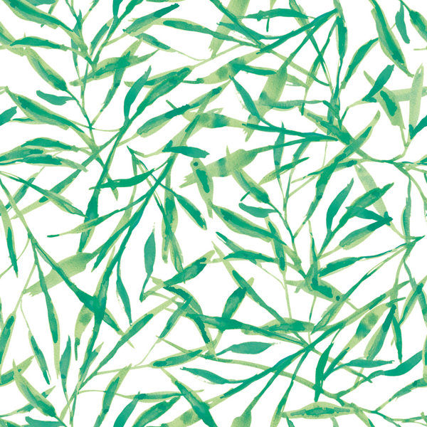 Linco Watercolor Leaves 16 5 X 20 5 Peel And Stick Wallpaper