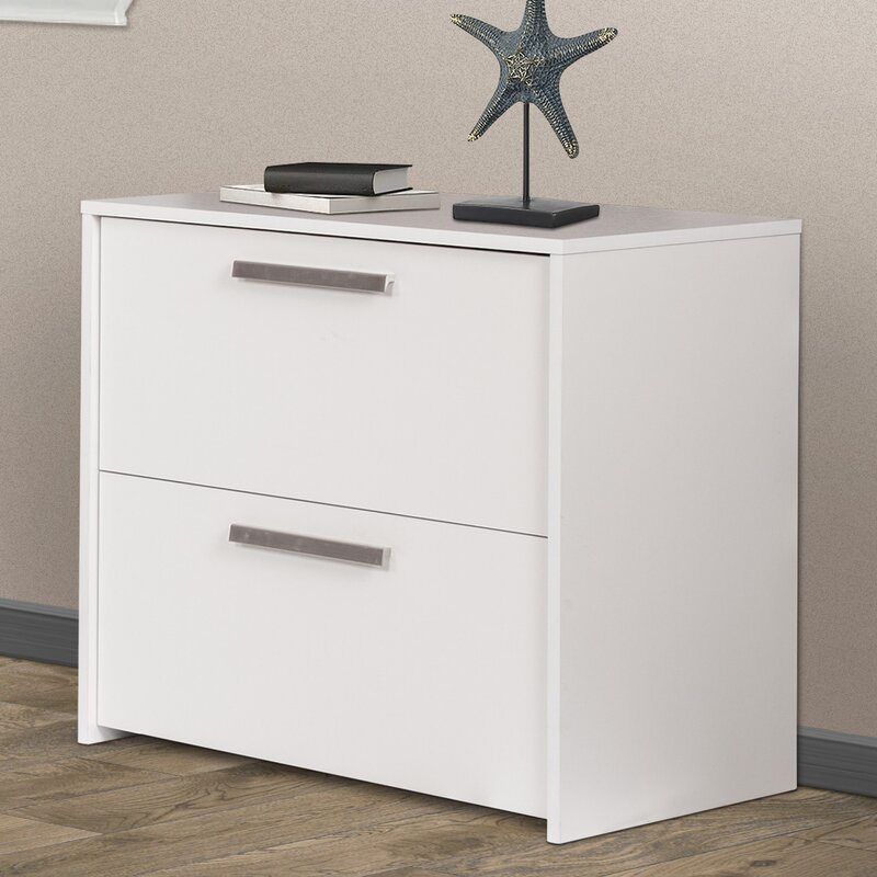 Latitude Run Uriegas 2 Drawer Lateral Filing Cabinet Reviews Wayfair