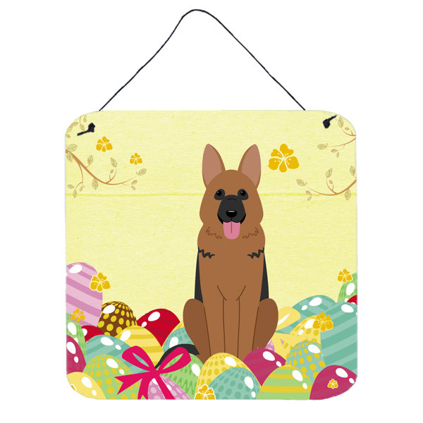 The Holiday Aisle Easter Eggs German Shepherd Wall Décor | Wayfair The Holiday Aisle Easter Eggs German Shepherd Wall Décor | Wayfair