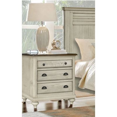 Dash 3 Drawer Nightstand