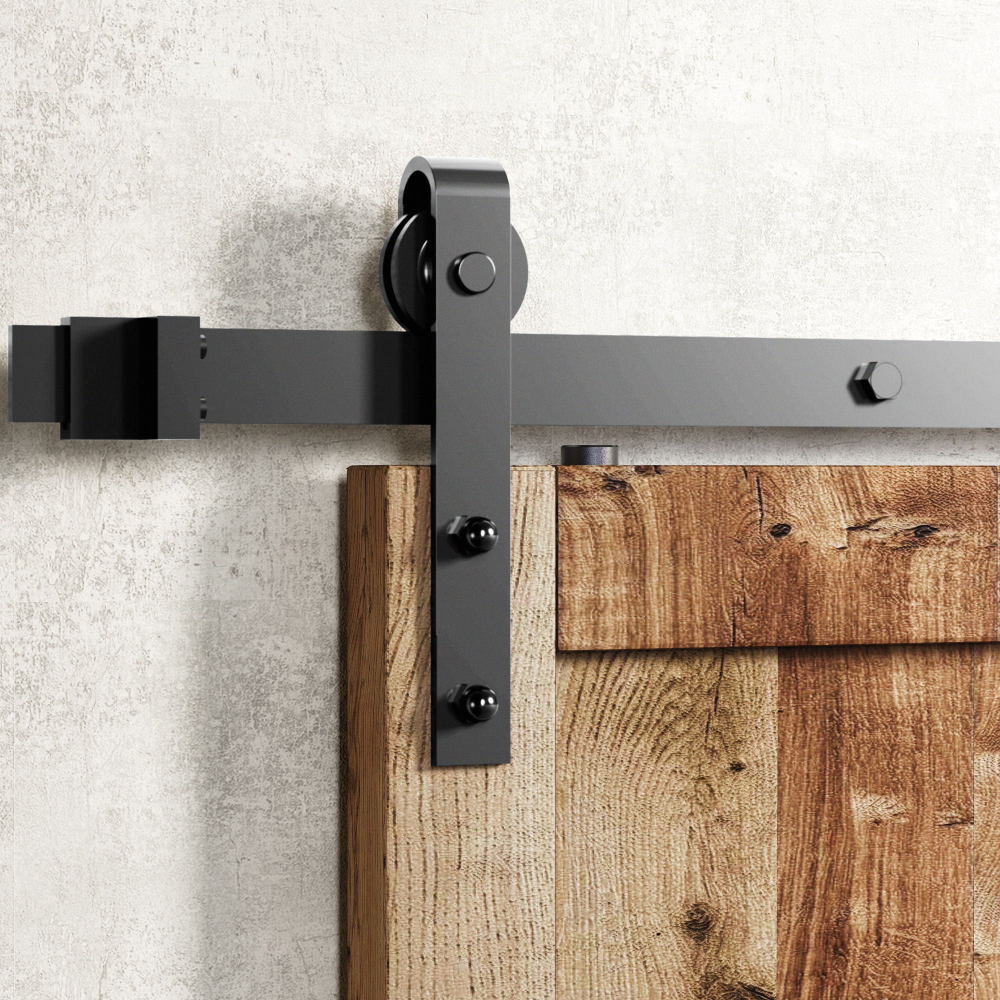 Vancleef Classic Design Standard Single Track Barn Door Hardware Kit Reviews