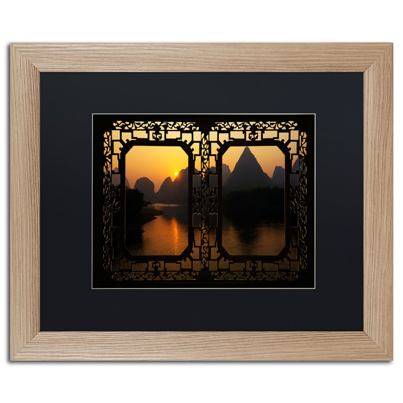 Trademark Art Sunrise View By Philippe Hugonnard Framed Photographic Print Wayfair