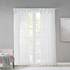 Lester Twisted Voile Solid Sheer Tab Top Curtain Panels | Joss & Main