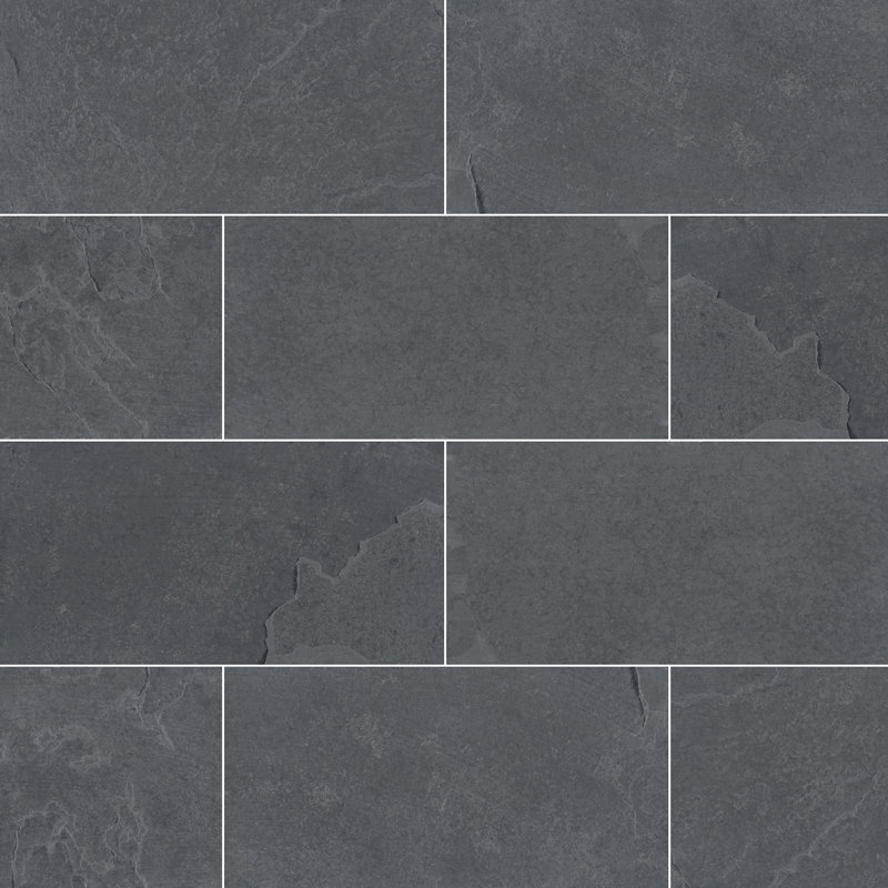 Msi Montauk 3 X 6 Slate Subway Tile In Gray Reviews Wayfair Montauk 3 X 6 Slate Subway Tile In Gray