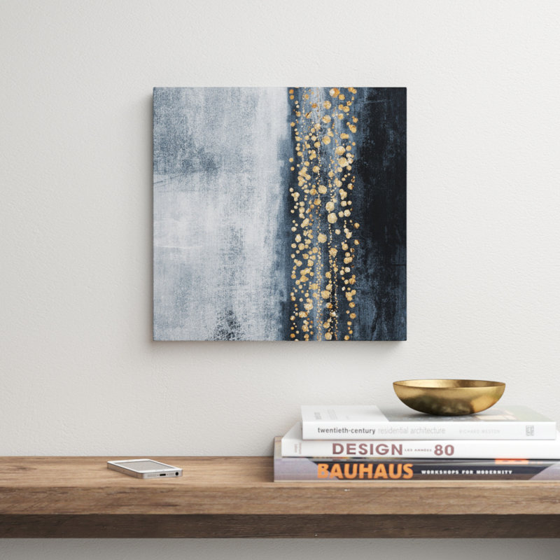 Down The River Abstract By Oliver Gal Wrapped Canvas Painting
