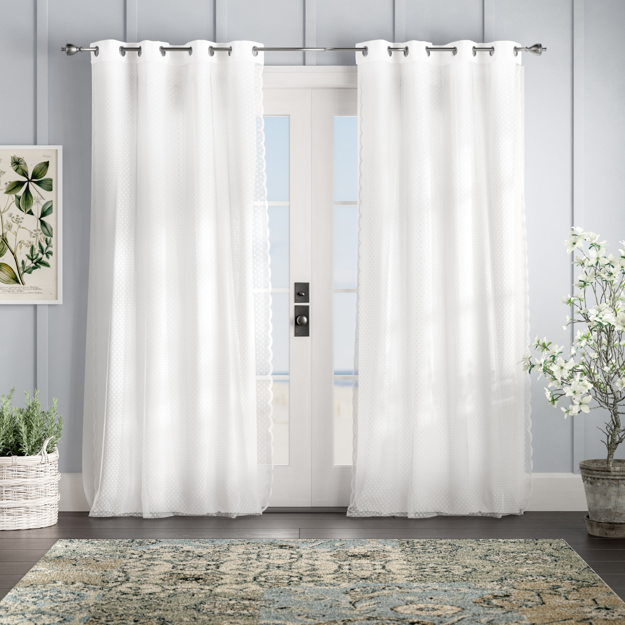Holland Solid Semi Sheer Thermal Grommet Curtain Panels Reviews Holland Solid Semi Sheer Thermal Grommet Curtain Panels Reviews Birch Lane