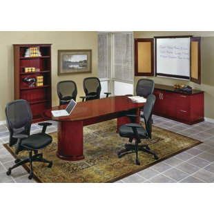 Go to store & view more images OSP Furniture Mendocino 4-Piece Desk Office Suite