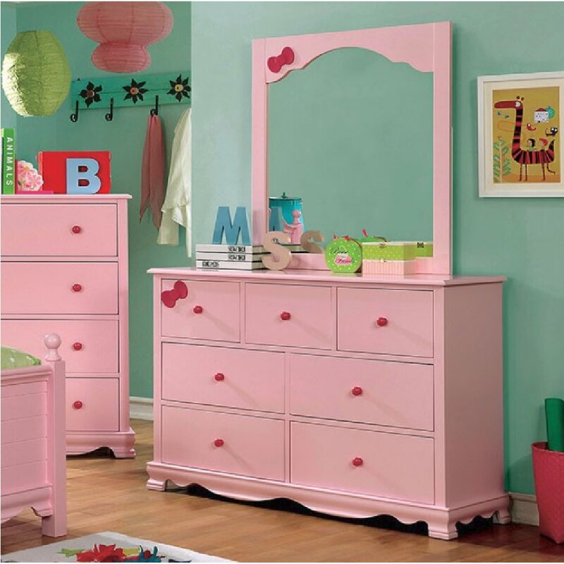 Harriet Bee Morethampstead Kid Dresser Mirror Wayfair