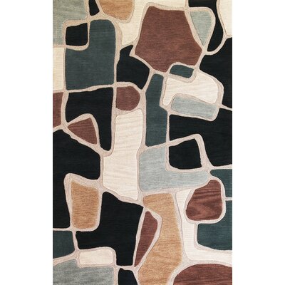 Izaak Beigeblue Bedrock Rug Latitude Run Rug Size Rectangle 9 X 13