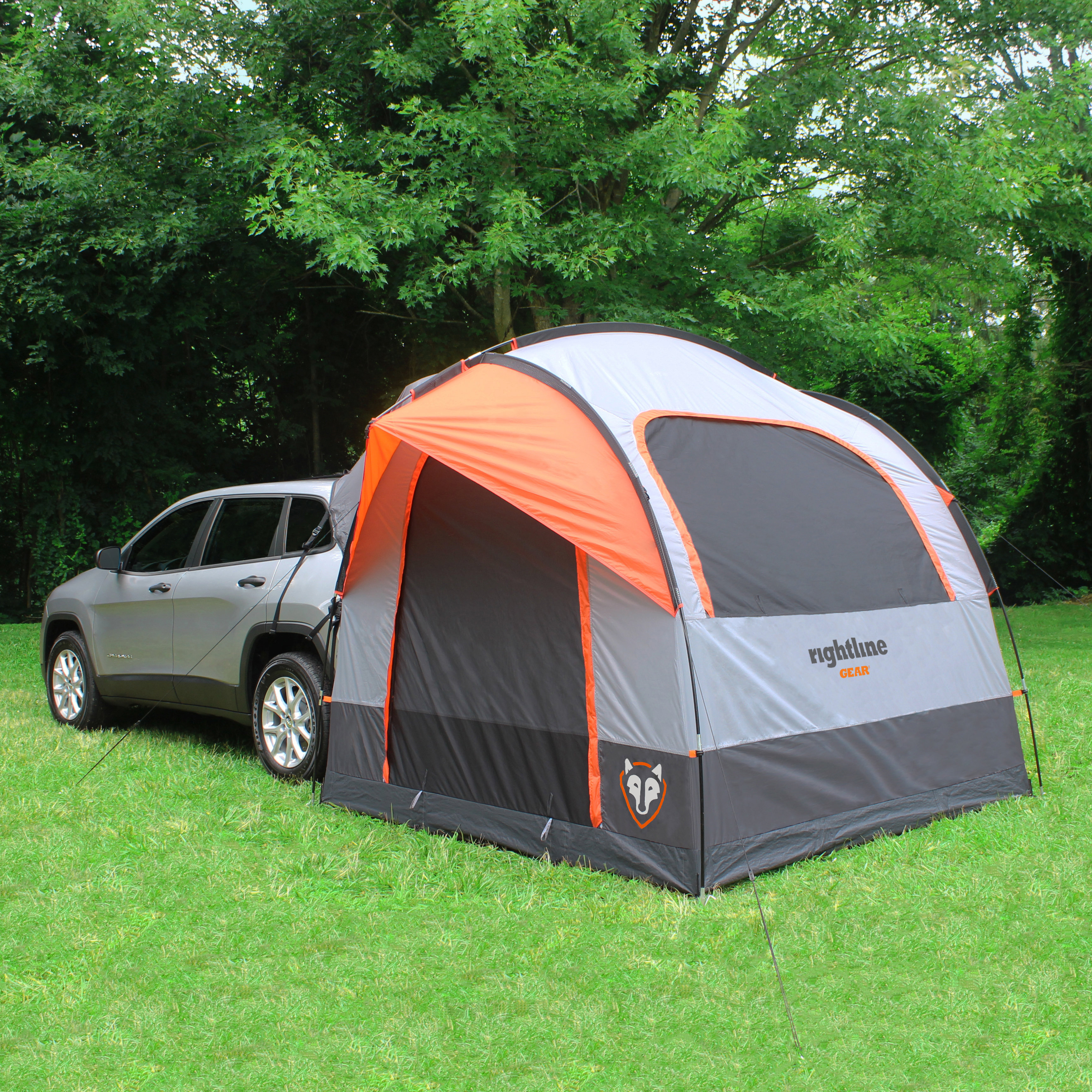 The Rightline Gear SUV Tent lets you sleep off the ground in the comfort of...