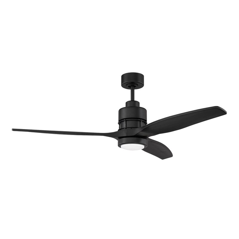 52 Mcdaniels 3 Blade Led Ceiling Fan With Remote Light Kit