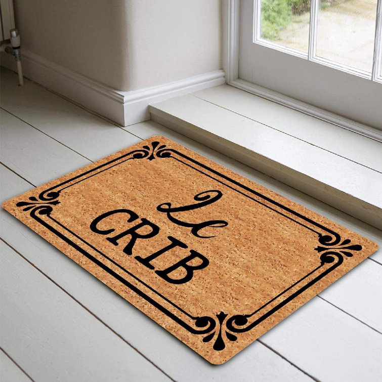 Funny Door Mat Rubber Floor Rug Non-slip Pad Home Indoor Outdoor Doormat Carpet 