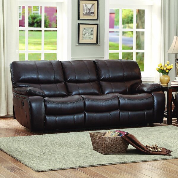 Lark Manor Ector 88'' Vegan Leather Sofa & Reviews | Wayfair