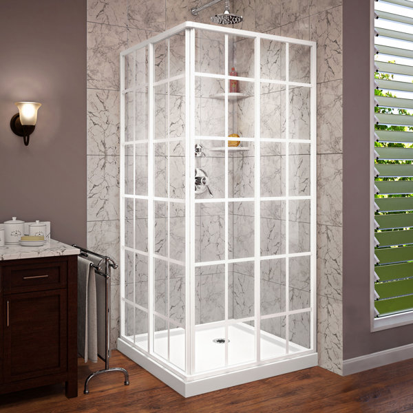 Corner Shower Glass Door Wayfair