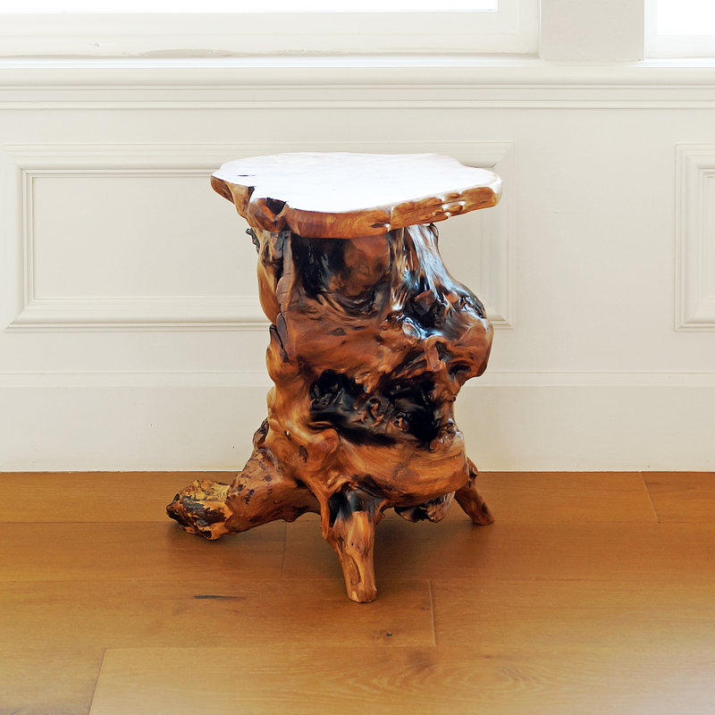 Welland Industries LLC Root Wood End Table & Reviews | Wayfair