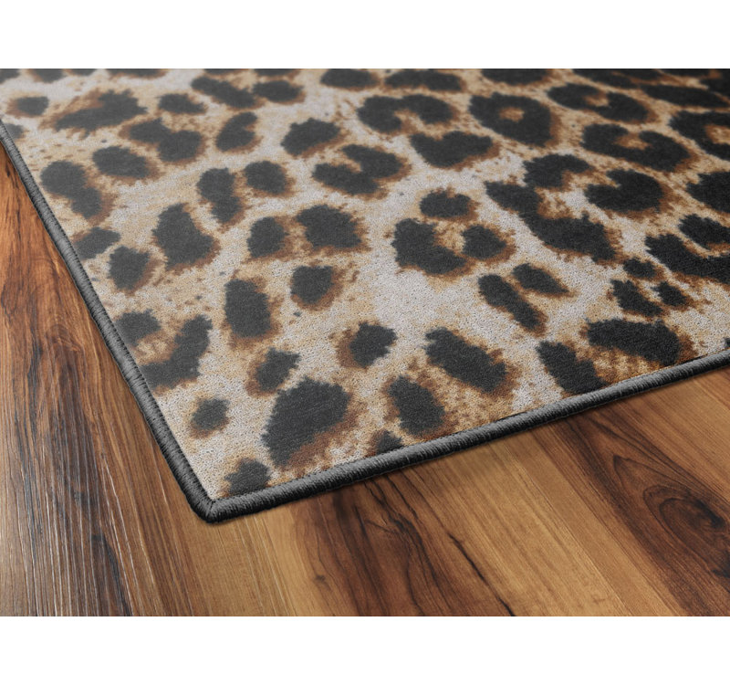 World Menagerie Liter Print Brown Black Area Rug Reviews Liter Print Brown Black Area Rug