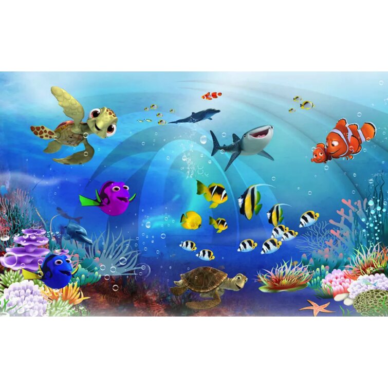 3D Coral Reef Underwater Tropical Full Wall Mural Photo Wallpaper Printed Decor 