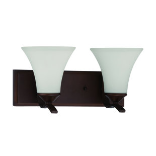 Best Sterling 2-Light Vanity Light By Red Barrel Studio Wall Lights Sterling 2-Light Vanity Light By Red Barrel Studio Wall Lights