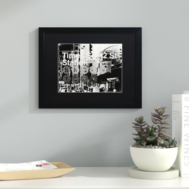 Latitude Run Subway City Art Nyc Ii Giclée Framed Photographic Print Wayfair
